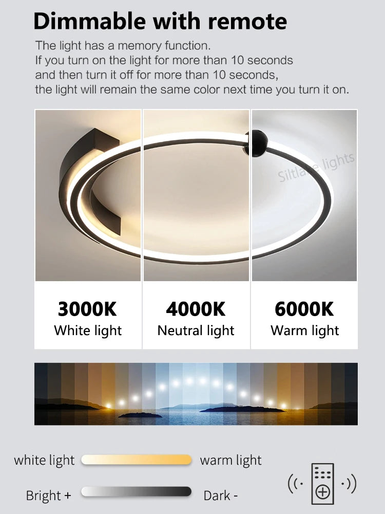 Ceiling Lamp LED Simple Creative Nordic Bedroom Lamps
