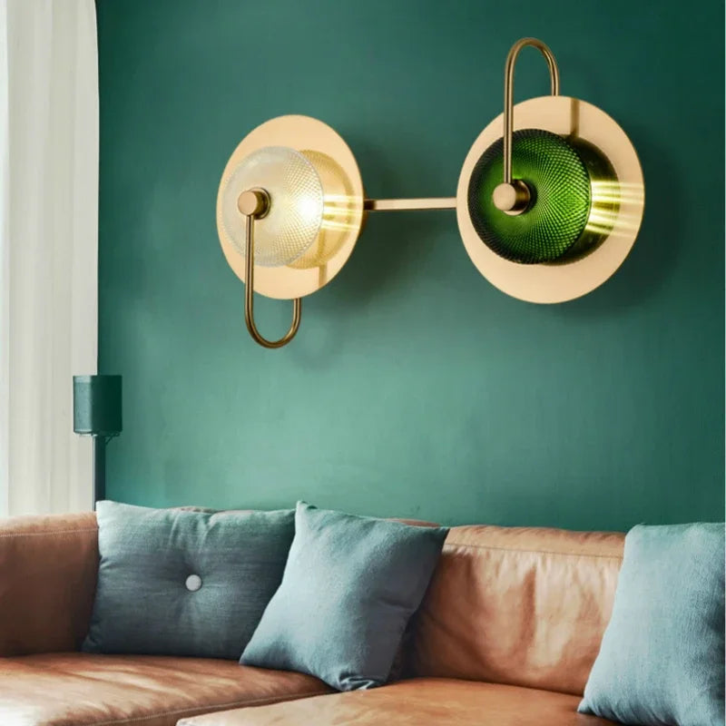 Glass Wall Lamp LED Nordic Minimalist