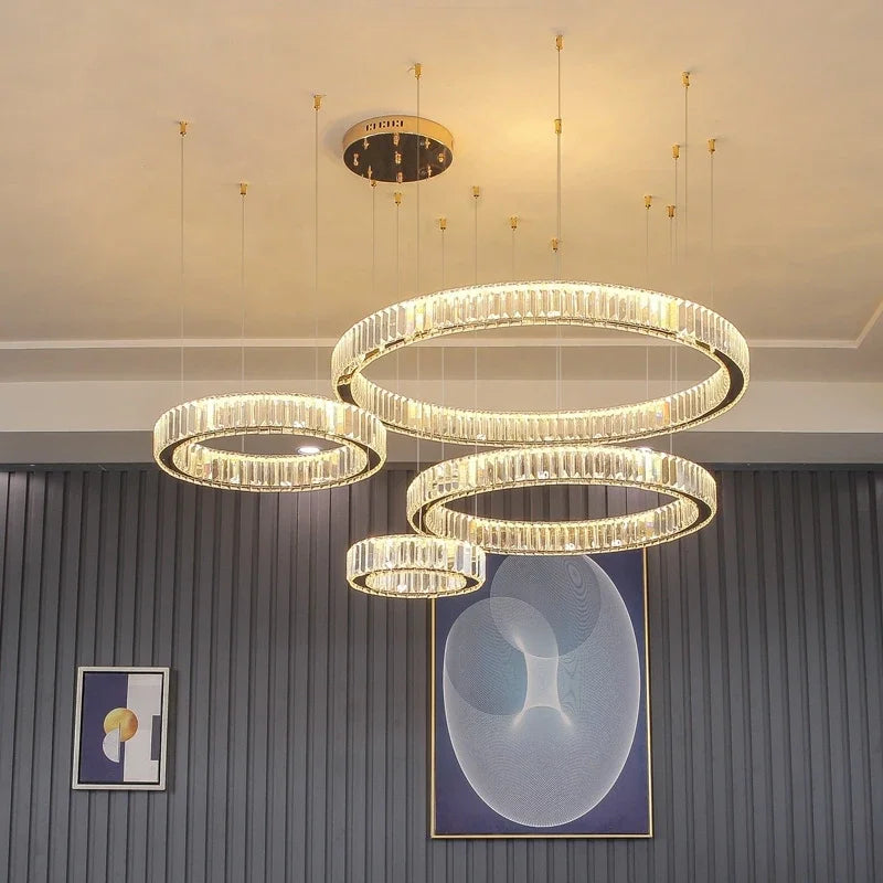 LED Dimmable Pendant Lights Living Room Chandelier