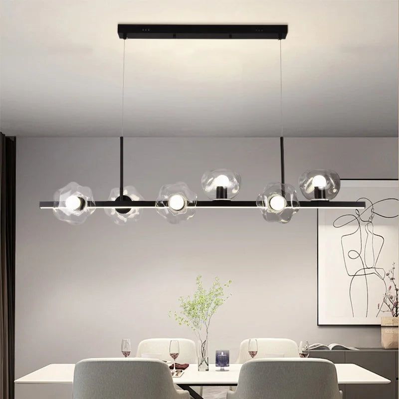 Nordic LED Chandelier Lighting Dining Living Room Bubble