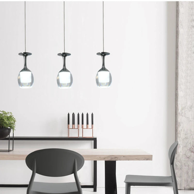 Modern Pendant Lamp Led Hanging Lighting Fixture Living