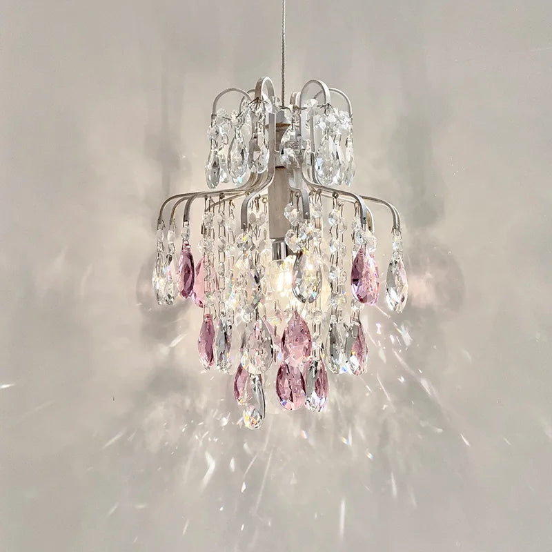 K9 Crystal Bedside LED Pendant Lights Home Dining Room E14