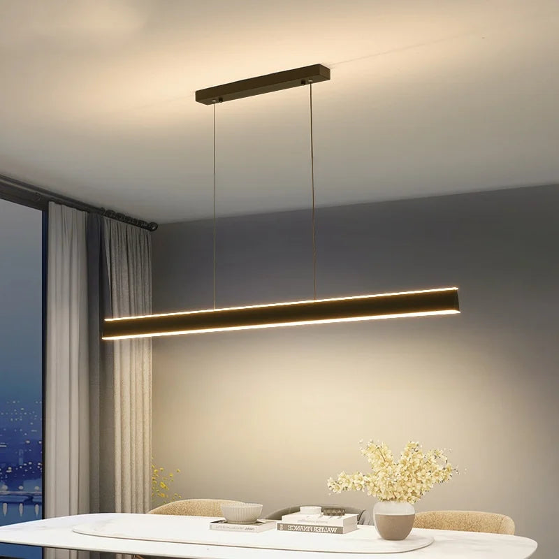 Nordic Minimalism Oval LED Pendant Light