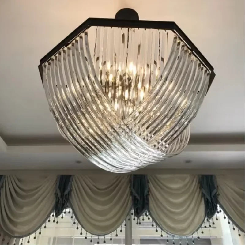 American Black Metal E14 LED Pendant Lights Retro