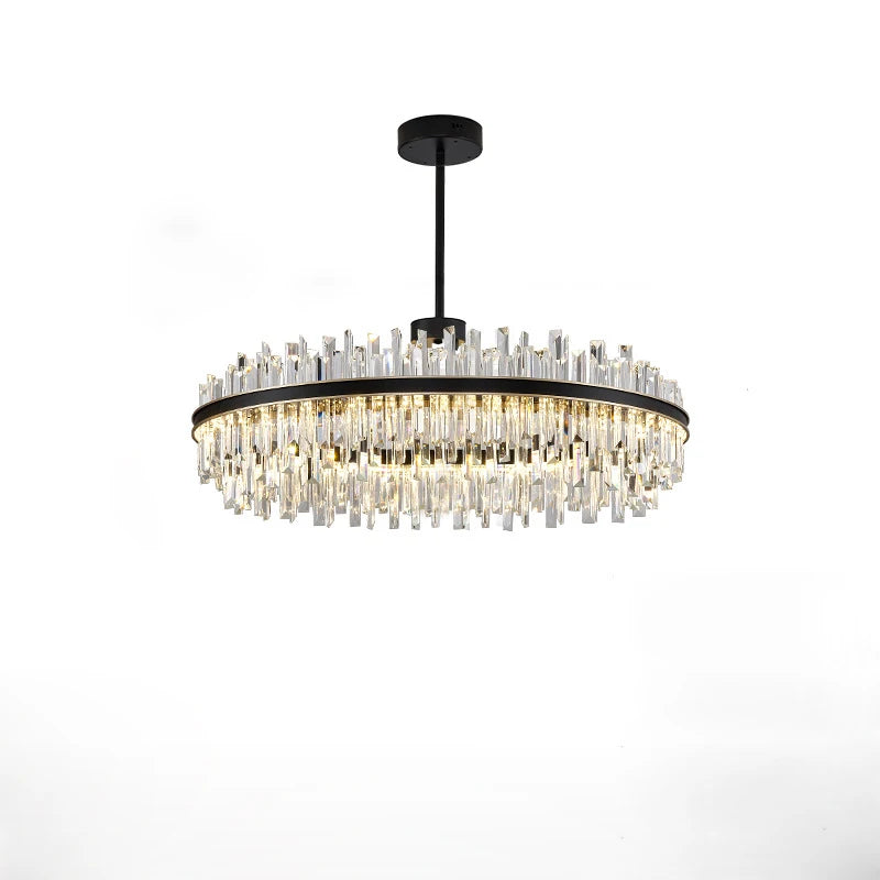 Dimmable LED Crystal Series Gold Black