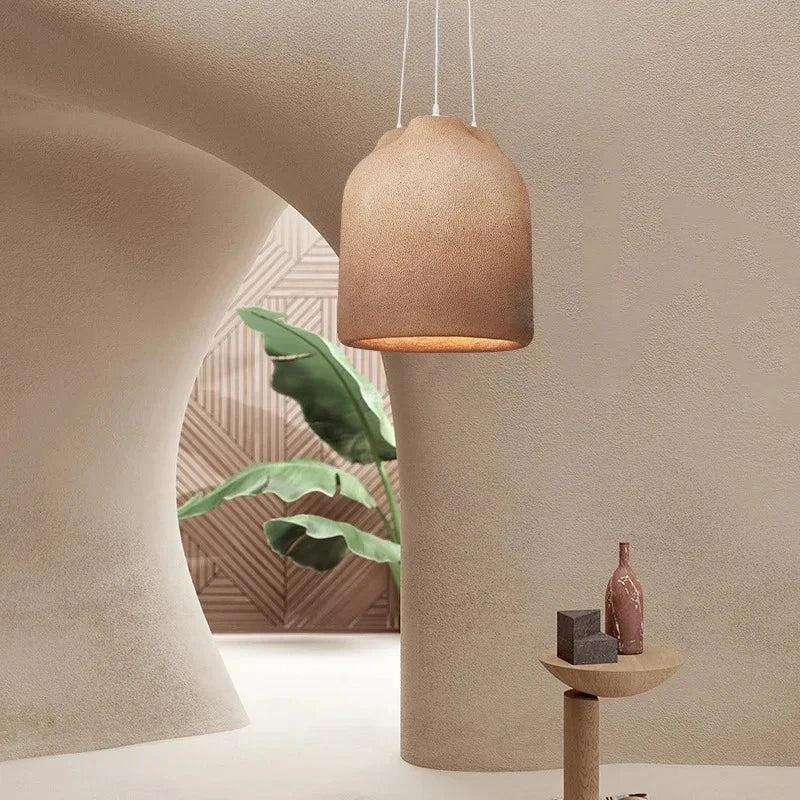 Designer Wabi Sabi Chandelier Coffee Model House Personality