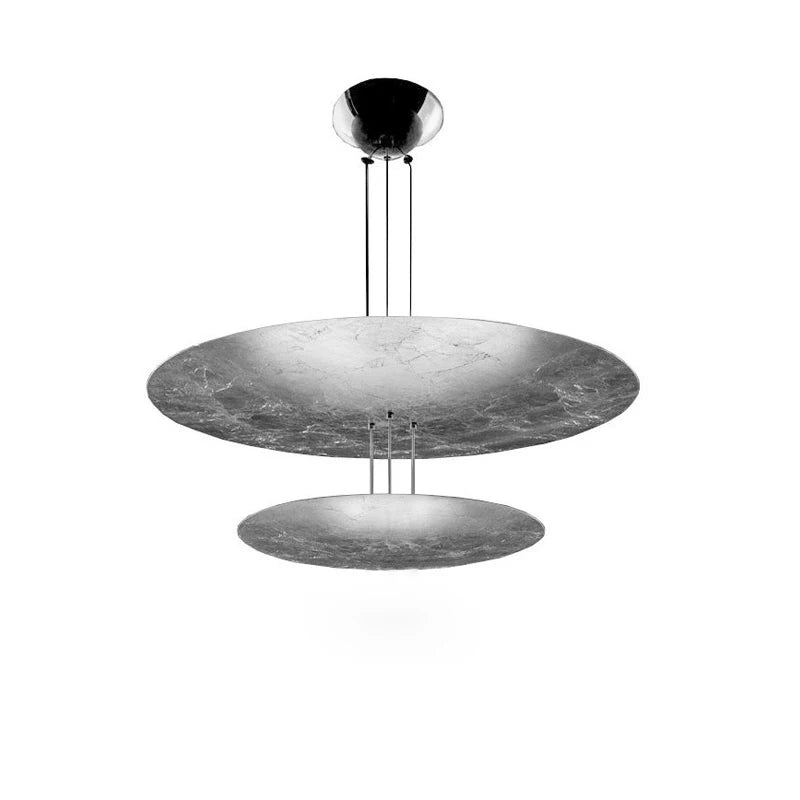 2 Layer Chrome Umbrella Dimmable LED Chandelier