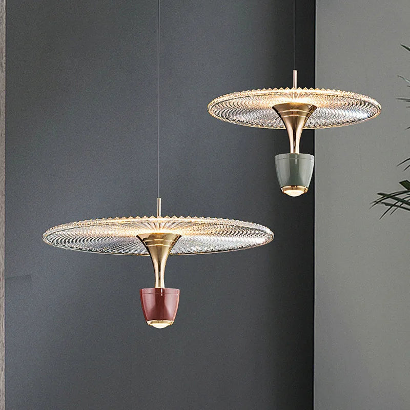 Novelty LED Pendant Lights Red Green Black