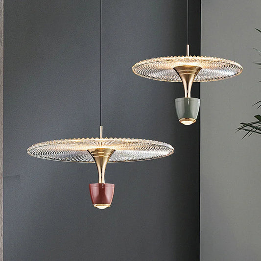 Novelty LED Pendant Lights Red Green Black