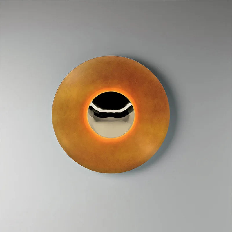 Art Wall Light Designer Sconce Porch Bedroom Bedside Round