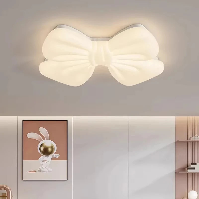 Creative Butterfly Knot Bedroom LED Ceiling Chandelier