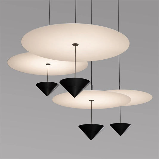 Novelty LED Pendant Lights Conical Art Deco Luminaire