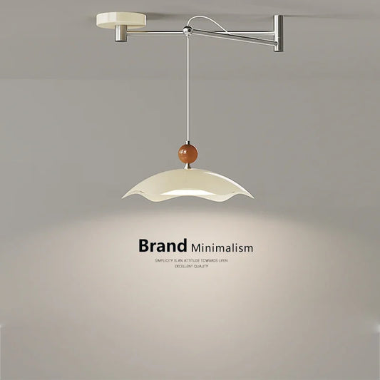Vintage Wabi Sabi Wooden Pendant Lamp Art LED Hanging Light