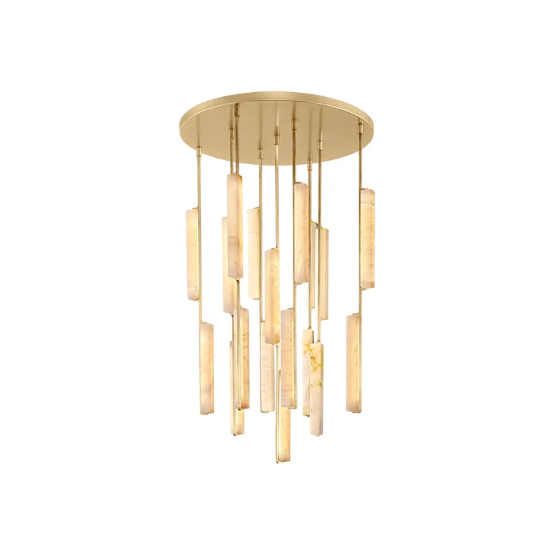 Dimmable LED American Marble Stick Hanging Lamps Pendant