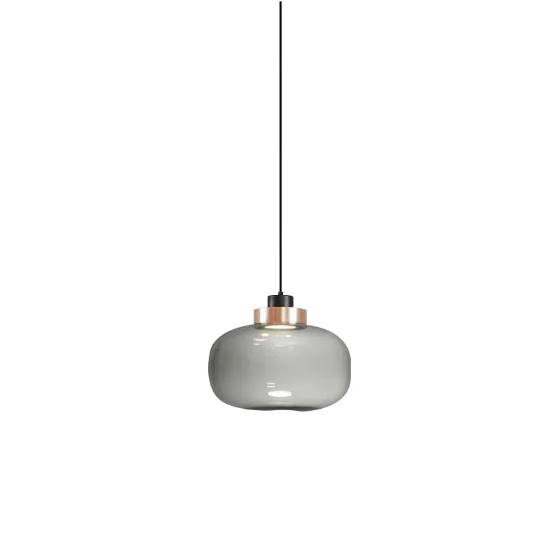Nordic LED Pendant Light Designer Glass