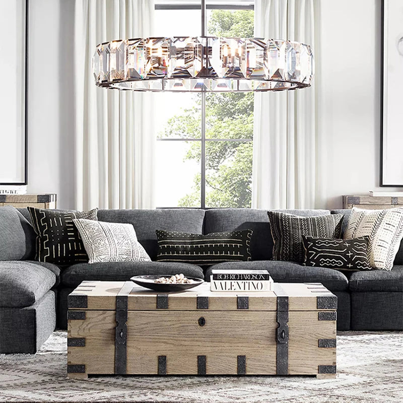 LED E14 American Retro Designer Crystal Lamp Light Pendant