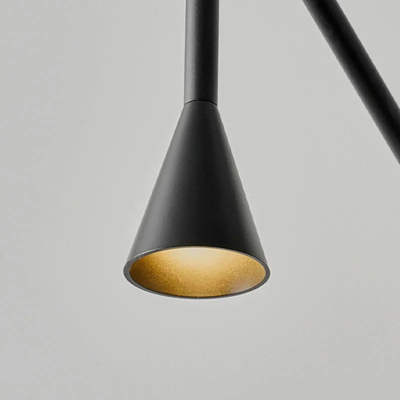 Minimalist Aluminium Wall Light Rotatable Matte Gold Black