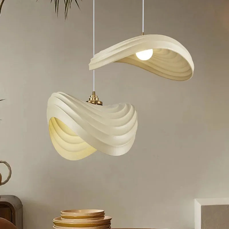 Dining Room E27 LED Pendant Lights Nordic Bar Wabi Sabi