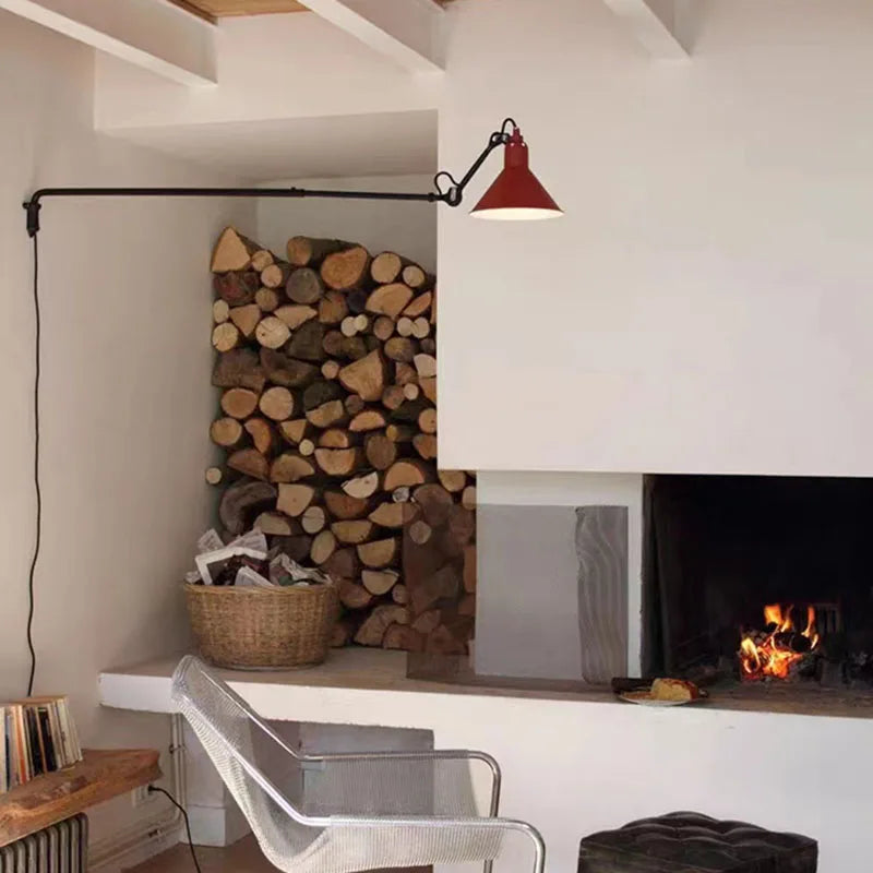 Long Arm Wall Lamp Rotatable
