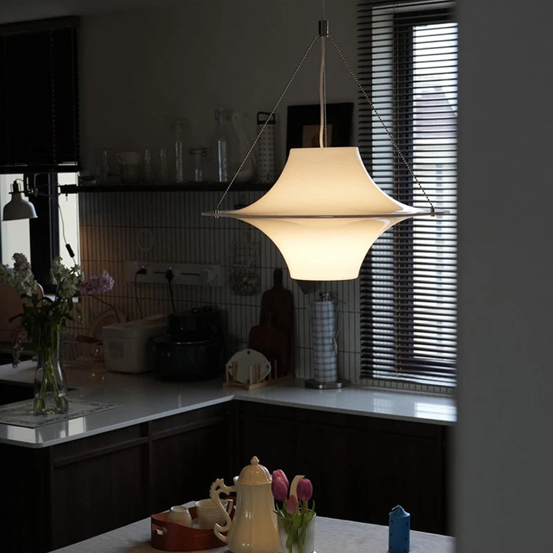 Nordic Minimalist Lokki Seagull UFO Chandelier