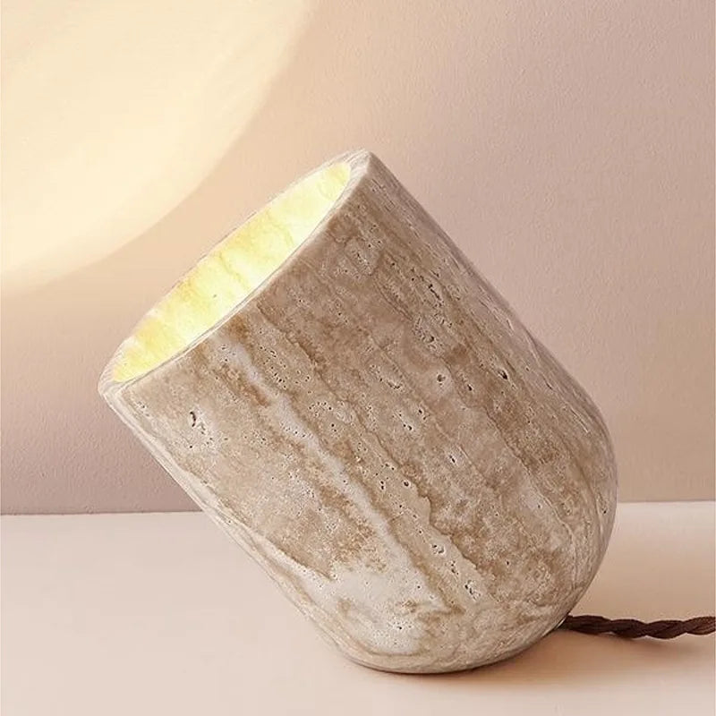 Novelty Creative Natural Stone Table Light E27 Bulb