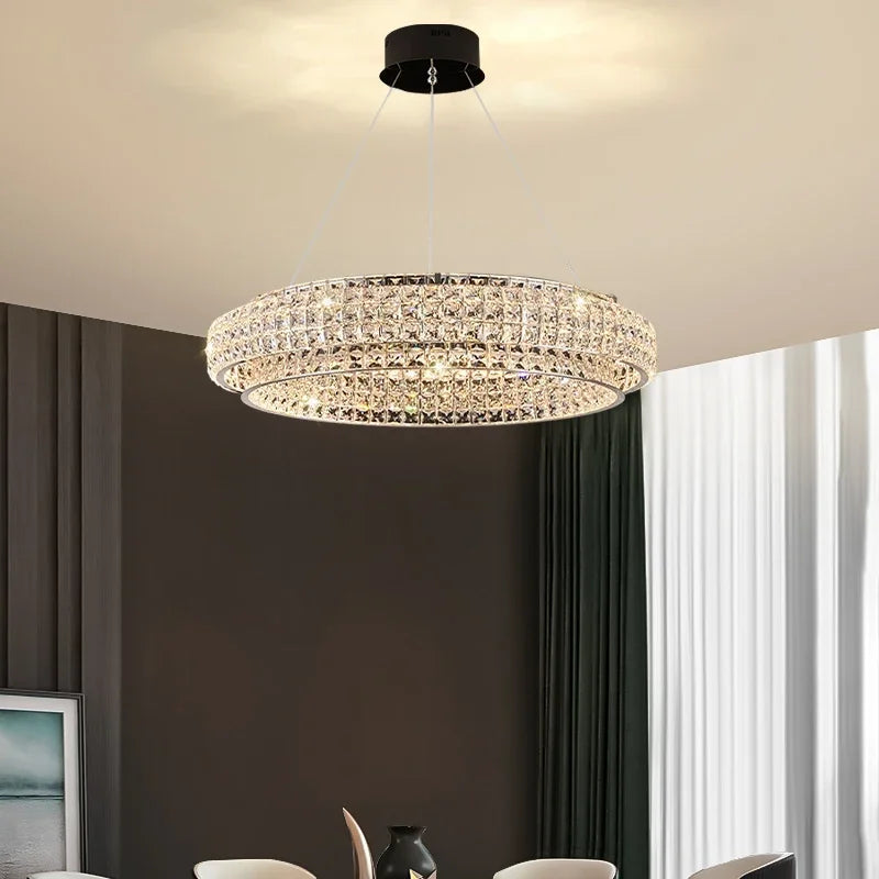 Branch K9 Crystal Chandeliers Living Room Pendant Light