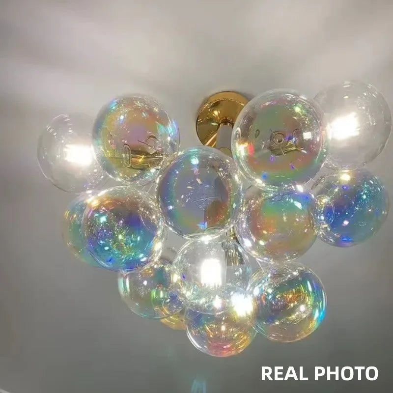 Nordic Glass Globe LED E27 Pendant Lights