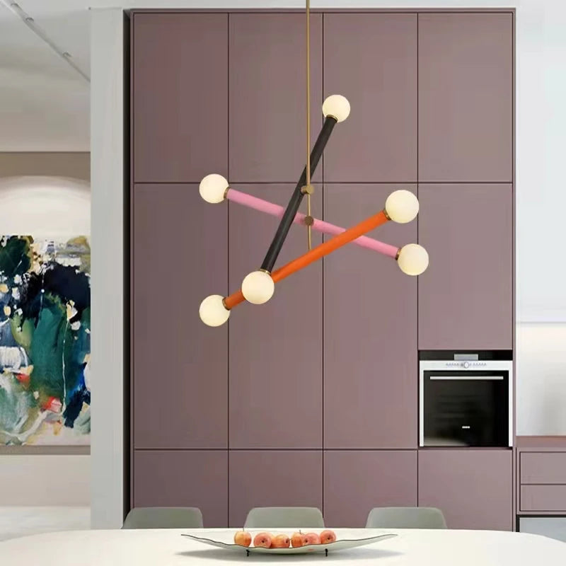 Minimalist Colorful Chandelier