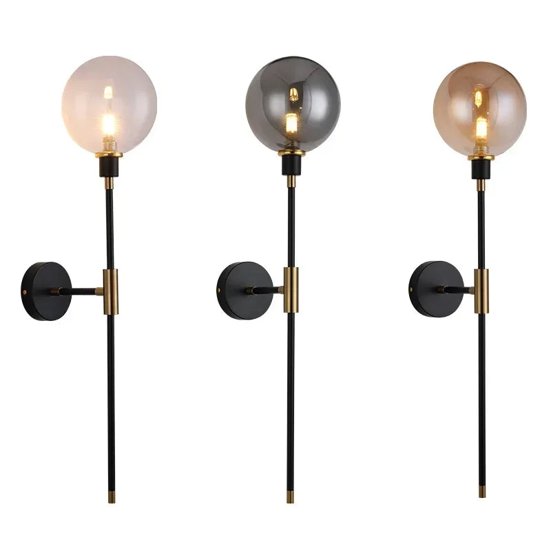 Wall Light Glass Ball LED Nordic