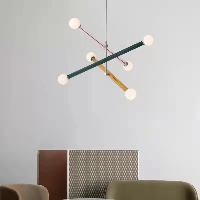 Minimalist Colorful Chandelier