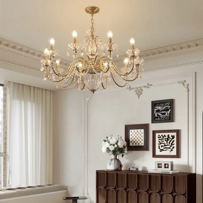 American Candle E14 Chandelier French Royal