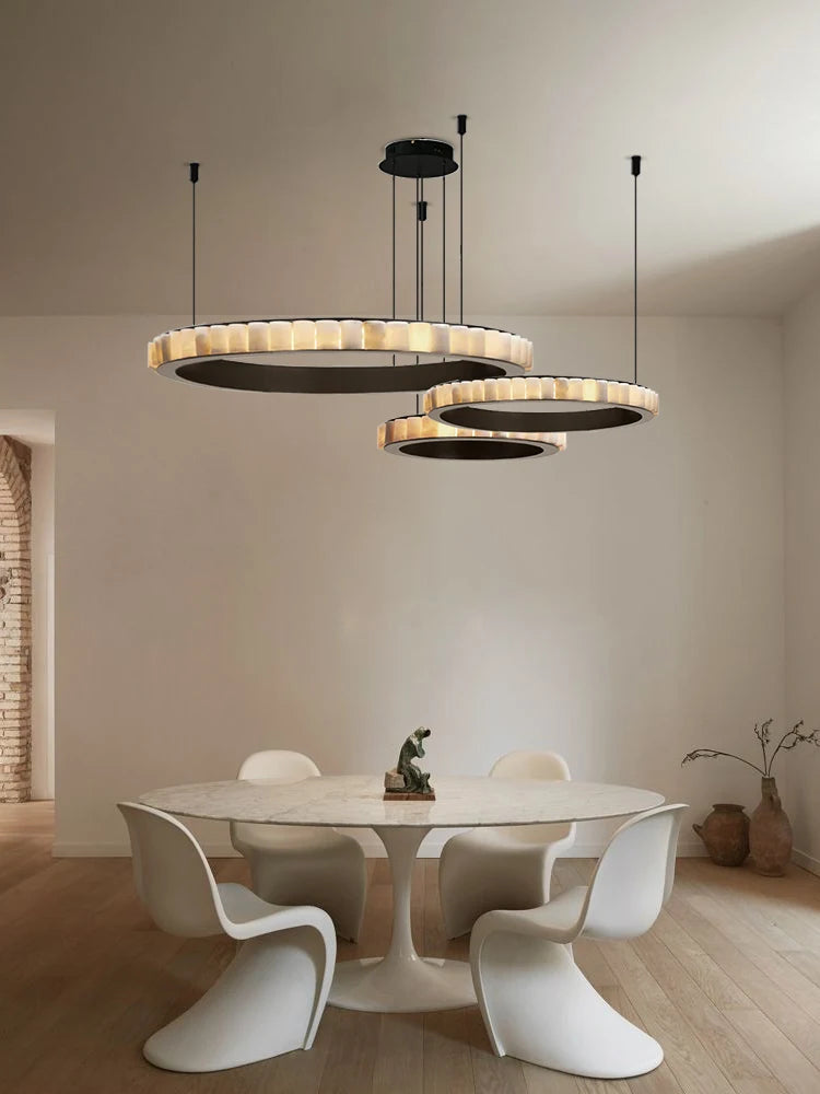 Illuminate Kitchen Dining Room Natural Marble Pendant Light