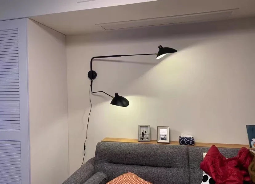 Nordic Dawn Spider Wall Lamps Bedroom Serge Mouille