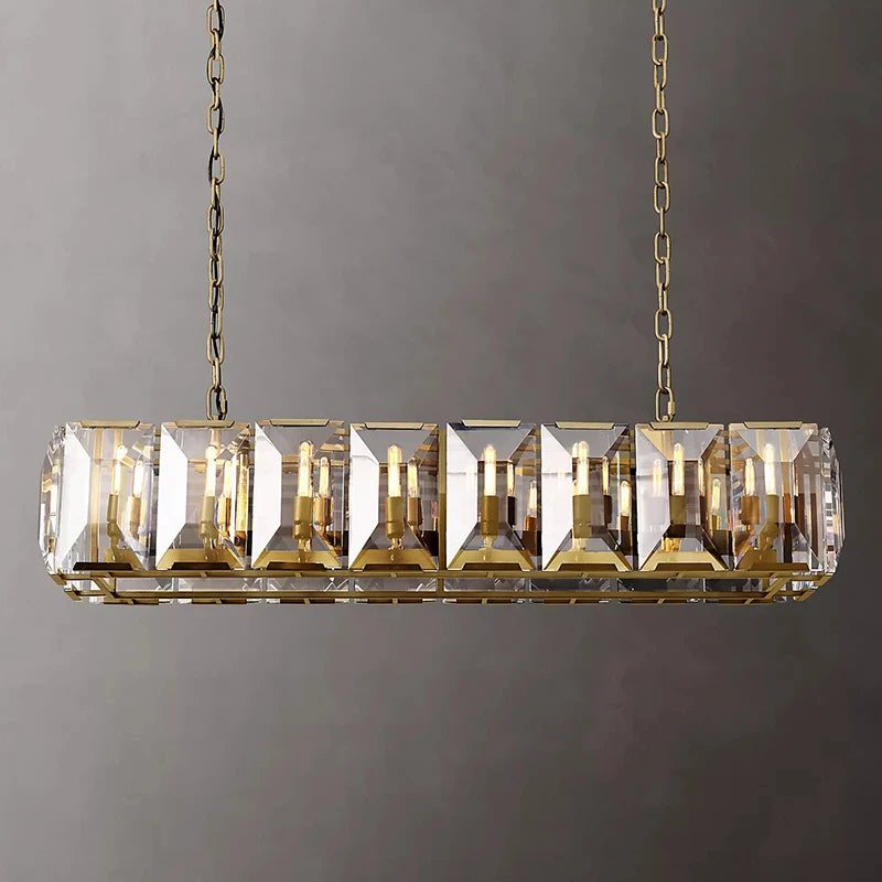 Vintage American LED Black Crystal Designer