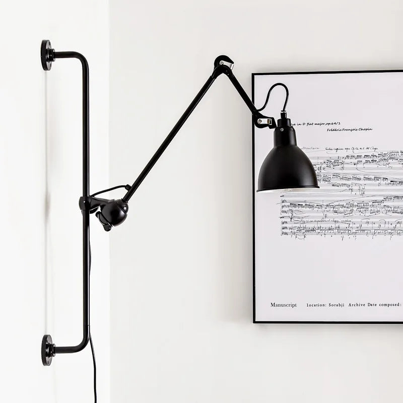 American Home Wall Lamp E14 Bulb Plug Bedroom Reading
