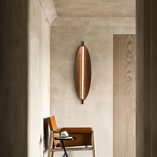 Brown Metal Leaf Home Wall