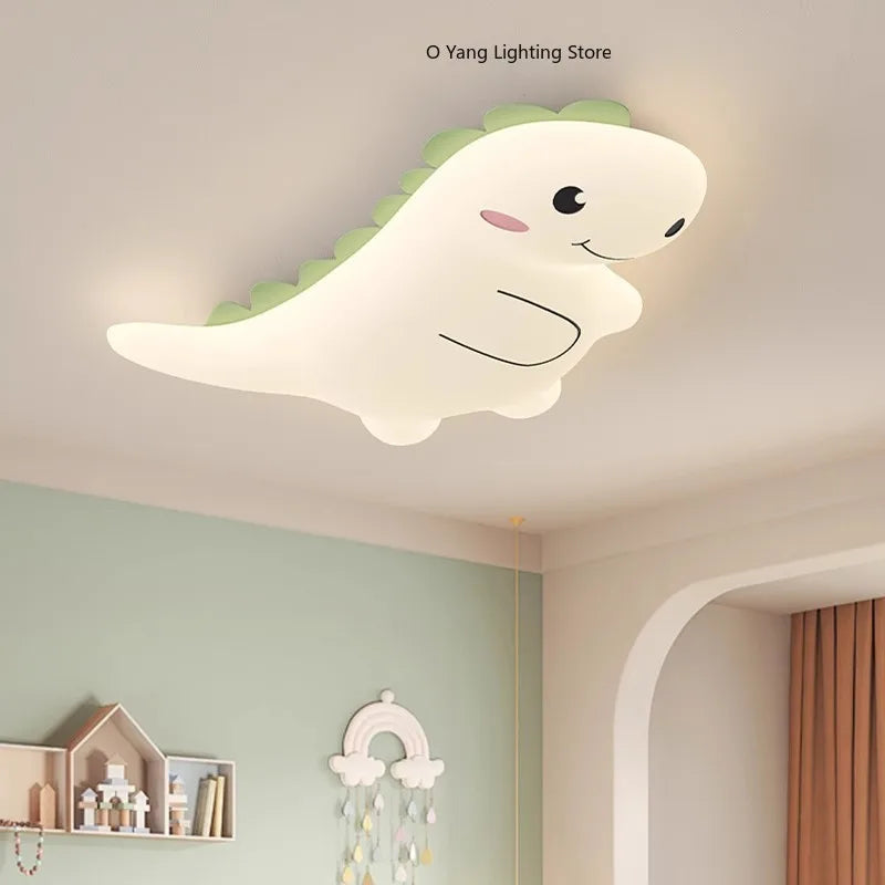 Dinosaur Ceiling Light Tyrannosaurus Triceratops Lamp Cute