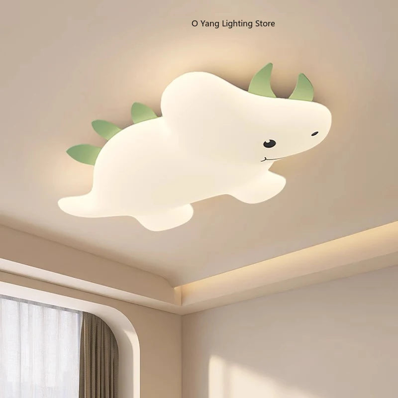Dinosaur Ceiling Light Tyrannosaurus Triceratops Lamp Cute