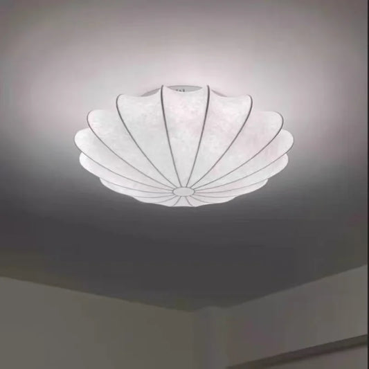 Nordic Silk E27 LED Ceiling Light Minimalism White