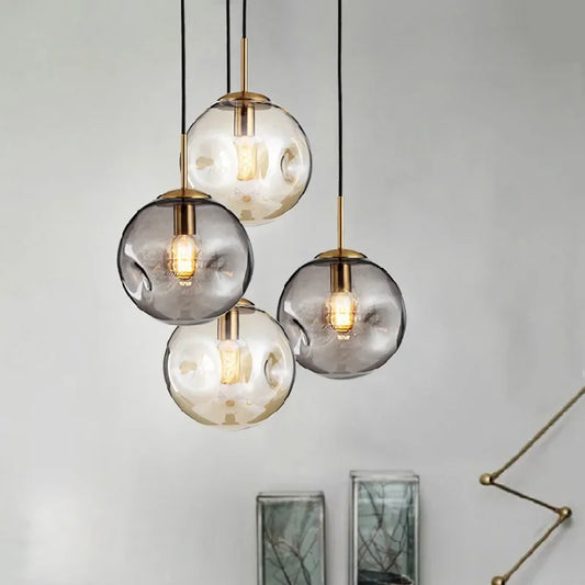 LED Glass Pendant Lights Nordic