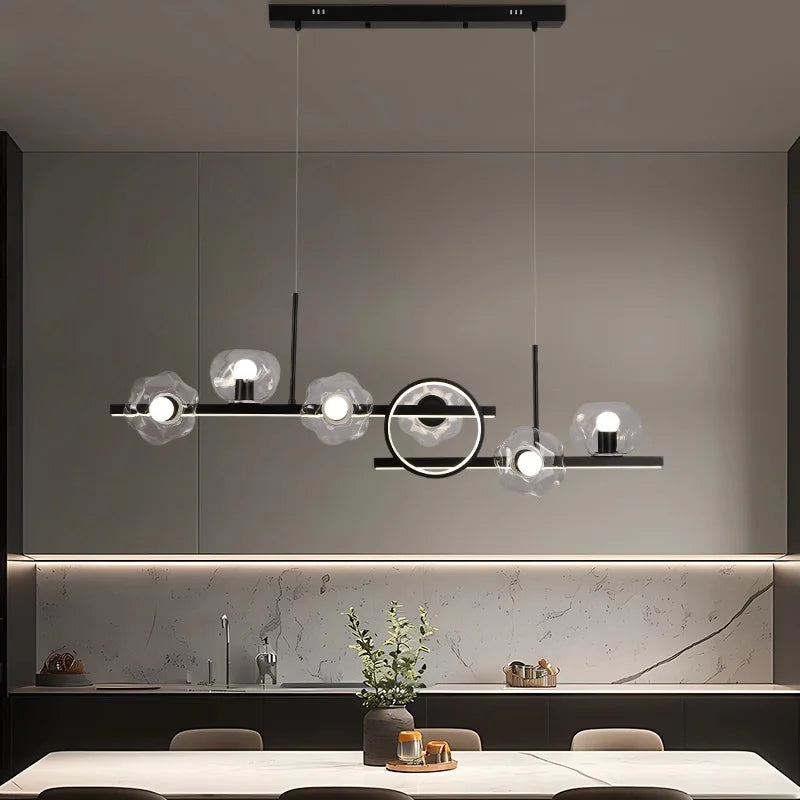 Nordic LED Chandelier Lighting Dining Living Room Bubble