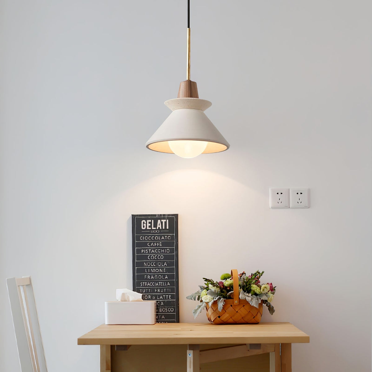 Scandinavian Pendant Lamp for Bedroom