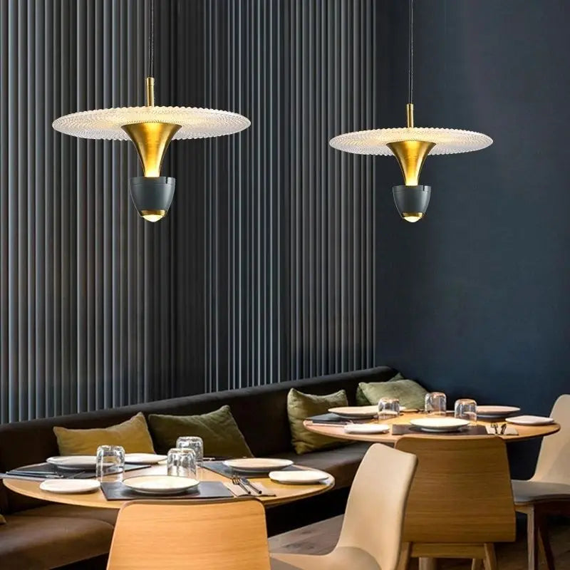 Novelty LED Pendant Lights Red Green Black