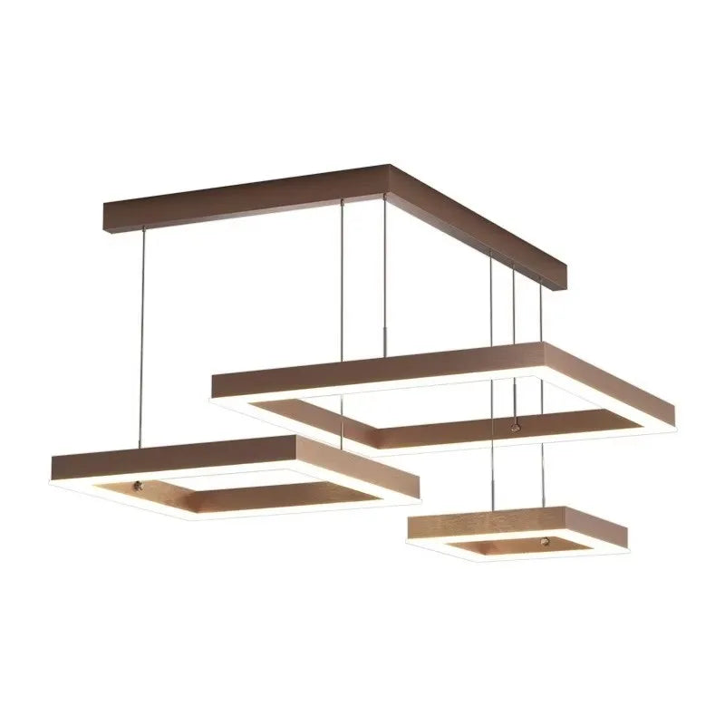 Black Coffee Simple LED Chandelier