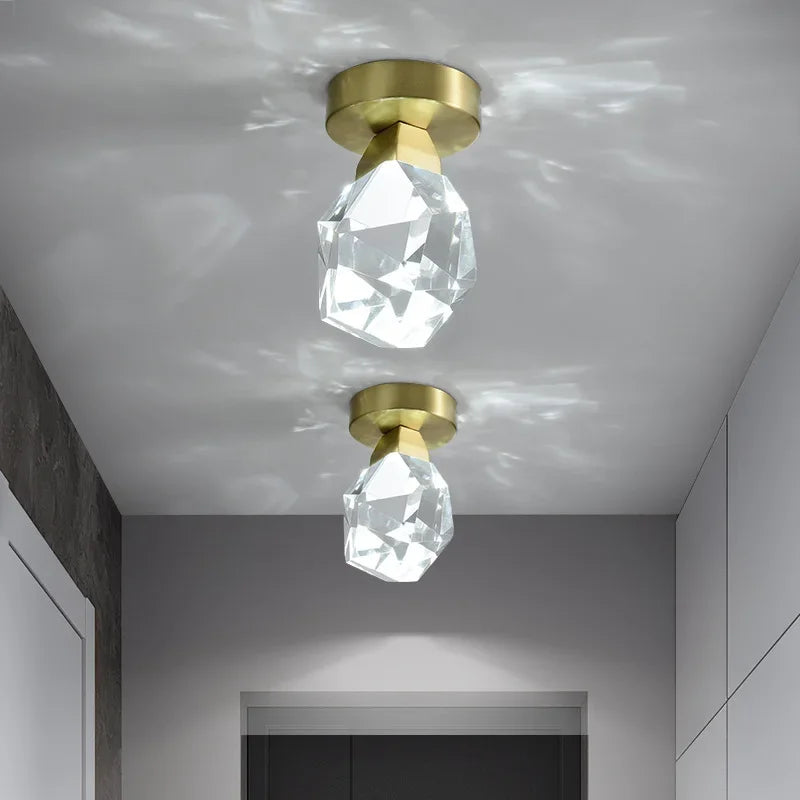 LED Wall Lamp Nordic Gold Minimalist