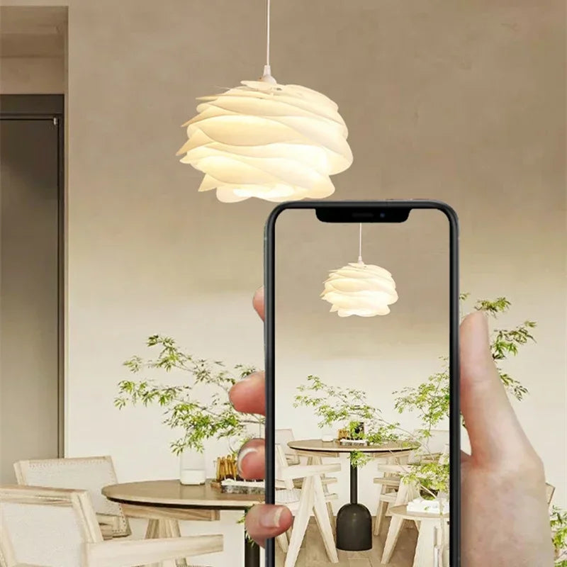 Nordic PVC Petal Ceiling Chandelier