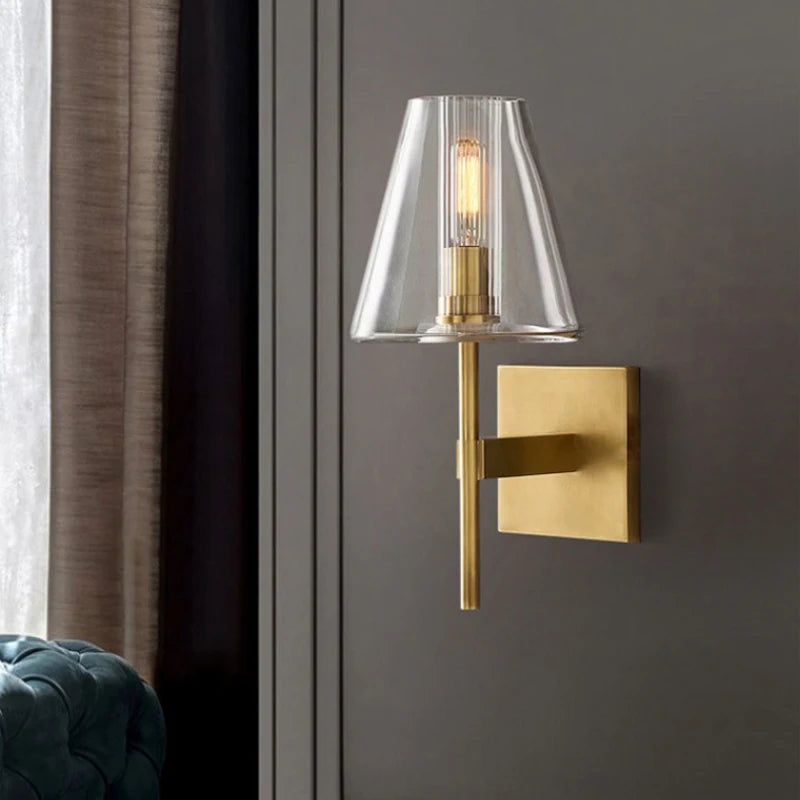 American Retro Minimalist Pure Wall Lamps