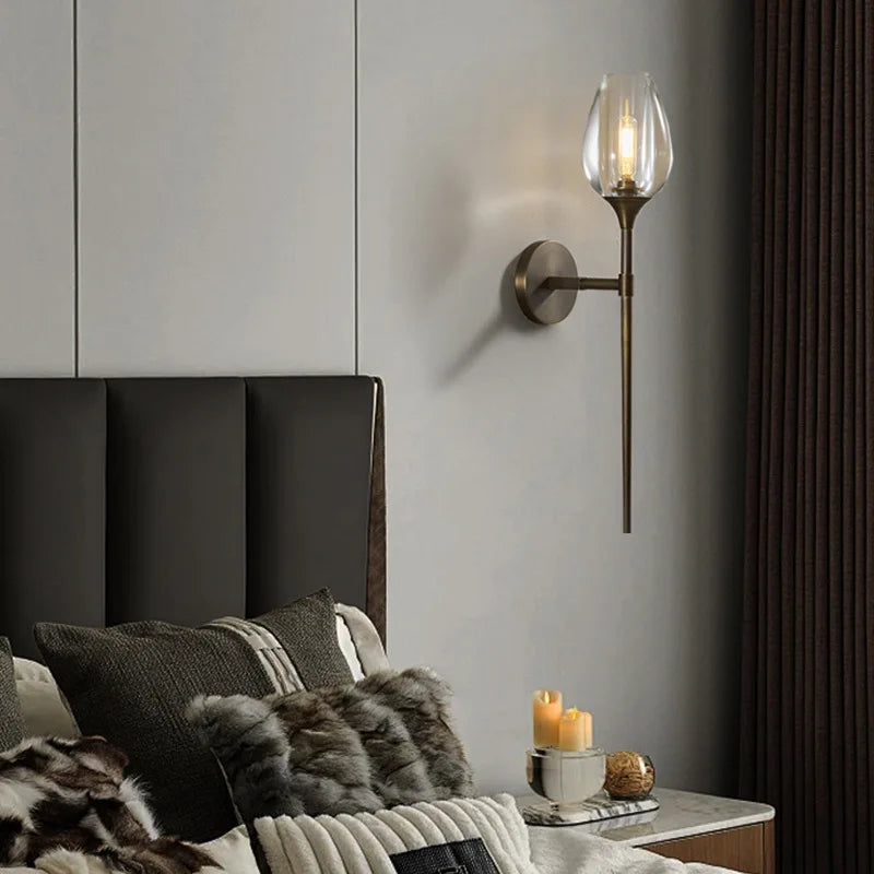 All-Copper American-Style Light Villa Hallway