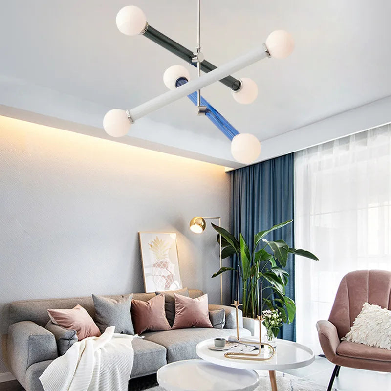 Minimalist Colorful Chandelier