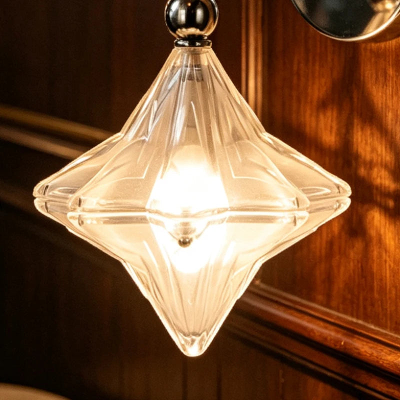 French Medieval Star Wall Lamp Bedroom Bedside Light Retro